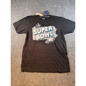 NWT! NFL Fanatics PhiladelphiaEagles Super Bowl LII Graphic T-Shirt Mens L